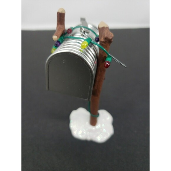 Hallmark Santa's Mailbox Metal S. Claus Vintage 2002  Cookies & Milk Slide Out - Picture 5 of 14